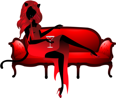 Mysterious_ Red_ Figure_on_ Sofa