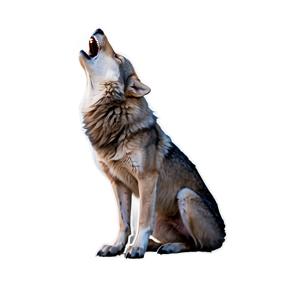 Mysterious Wolf Howl Png 05062024