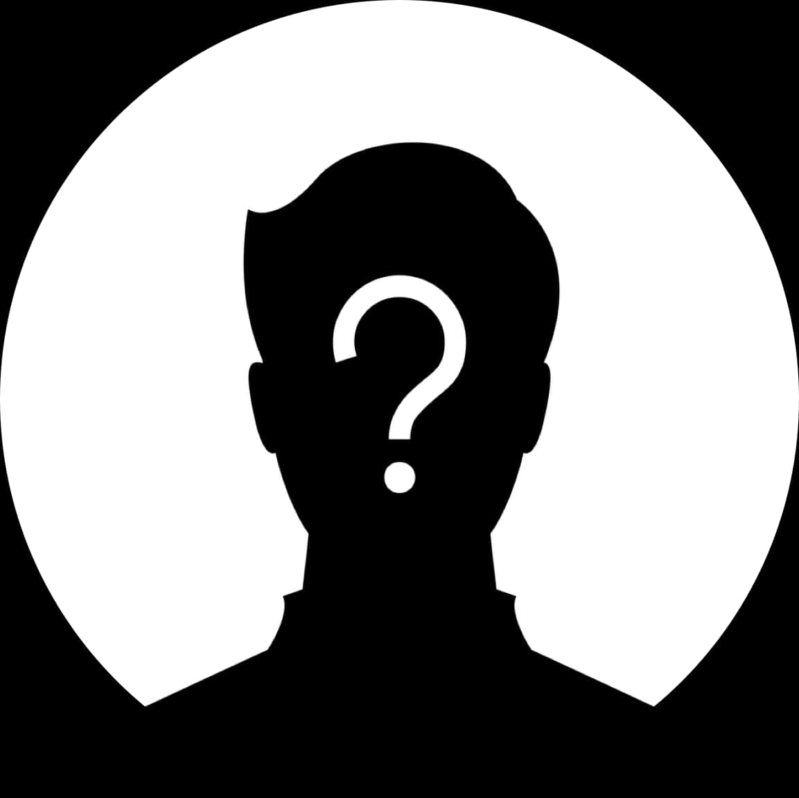 Mystery Person Question Mark Clipart