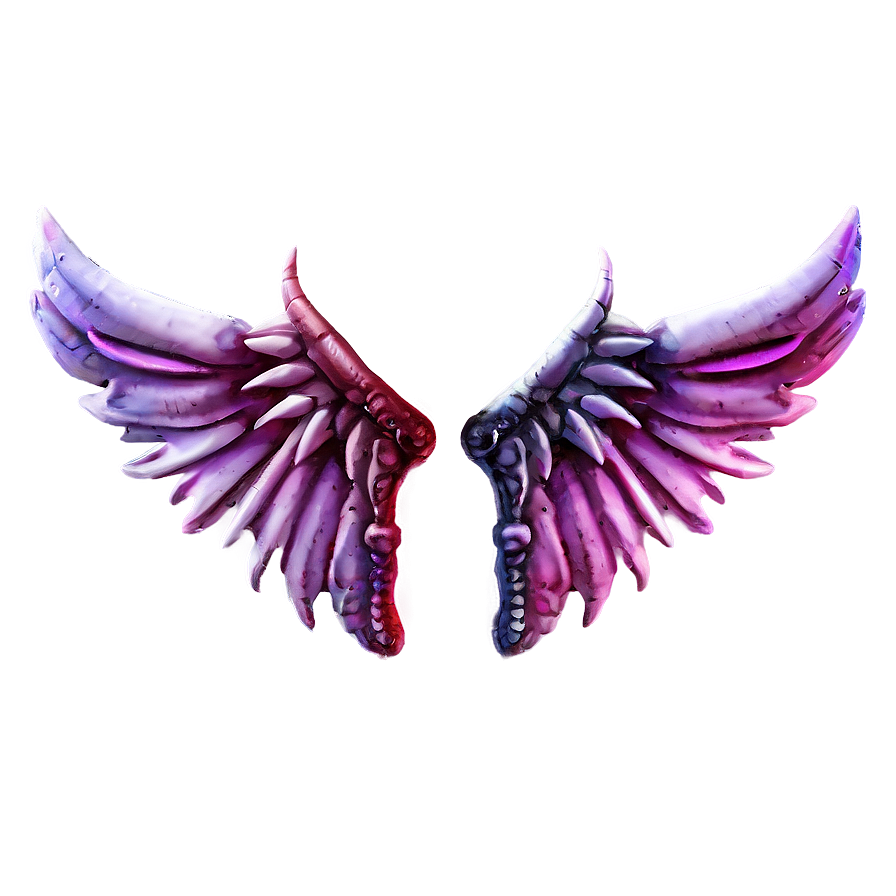 Mystic Demon Wings Png 64