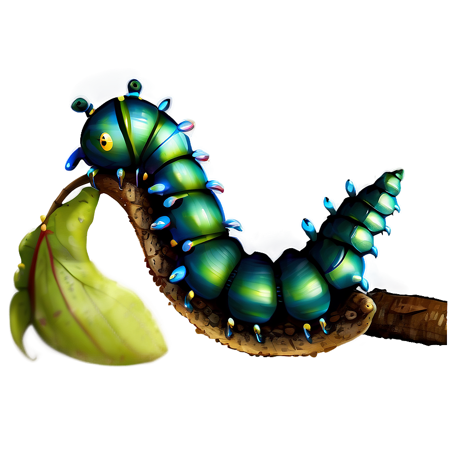 Mystical Caterpillar Fantasy Png 05232024