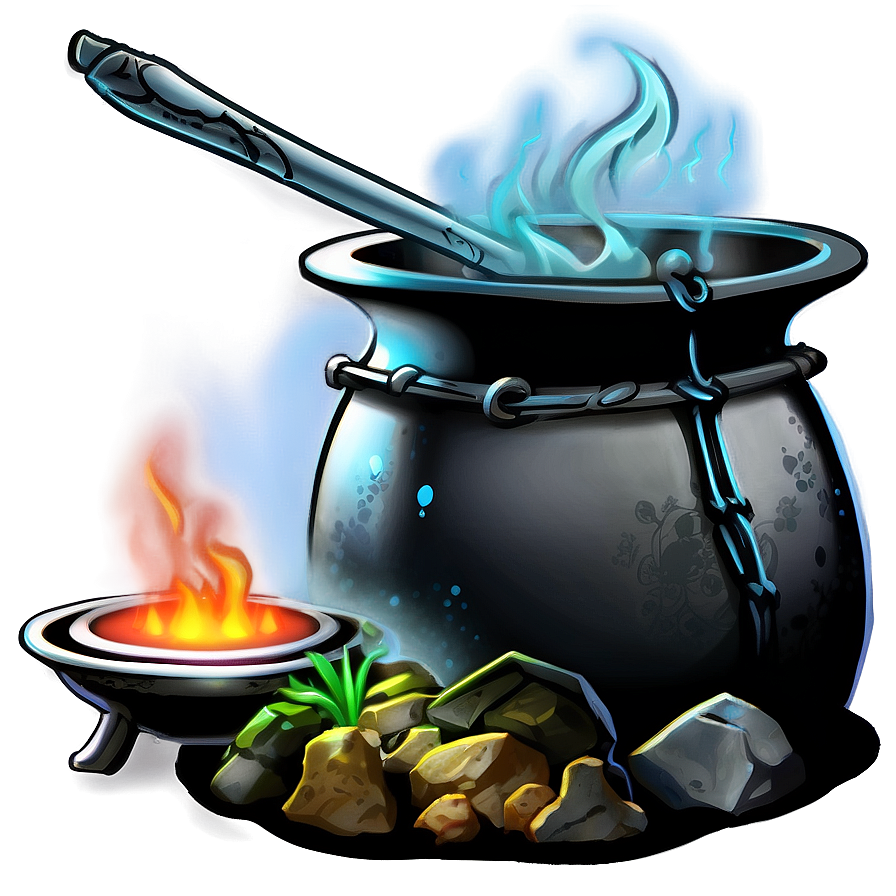 Mystical Cauldron Png 41