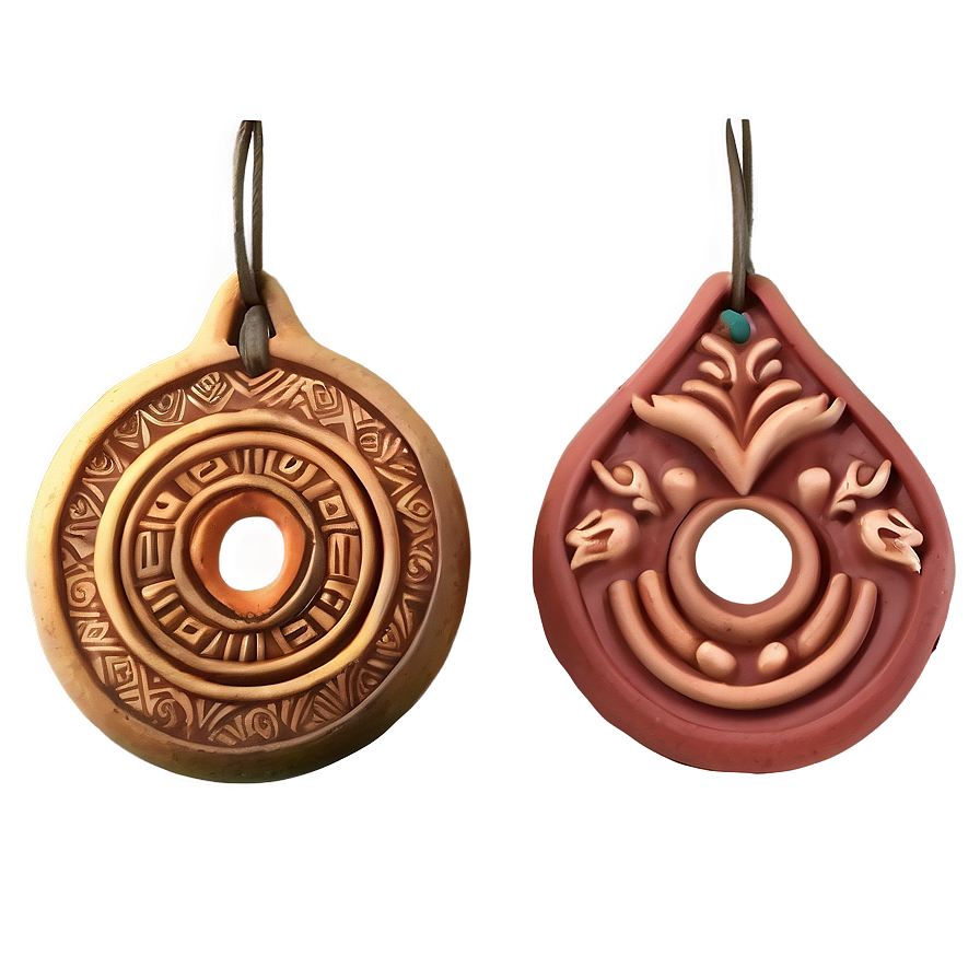 Mystical Clay Amulets Png 06212024