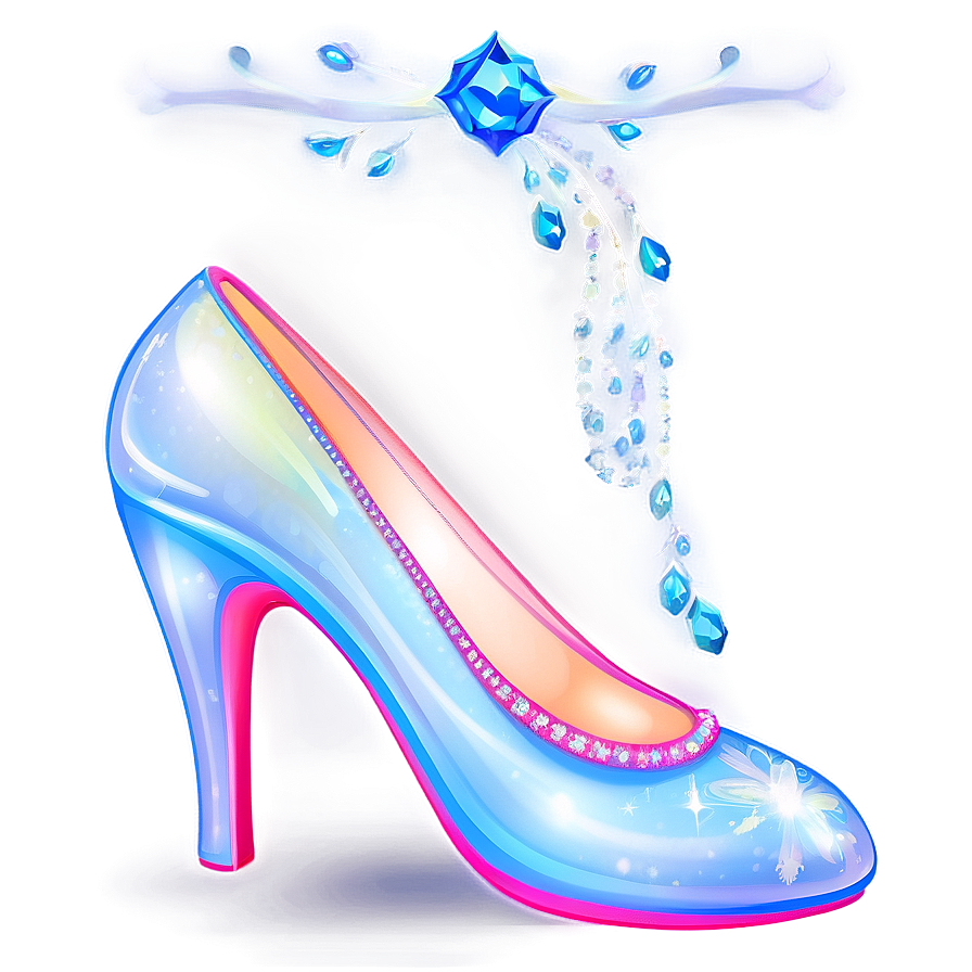 Mystical Glass Slipper Art Png Wbr