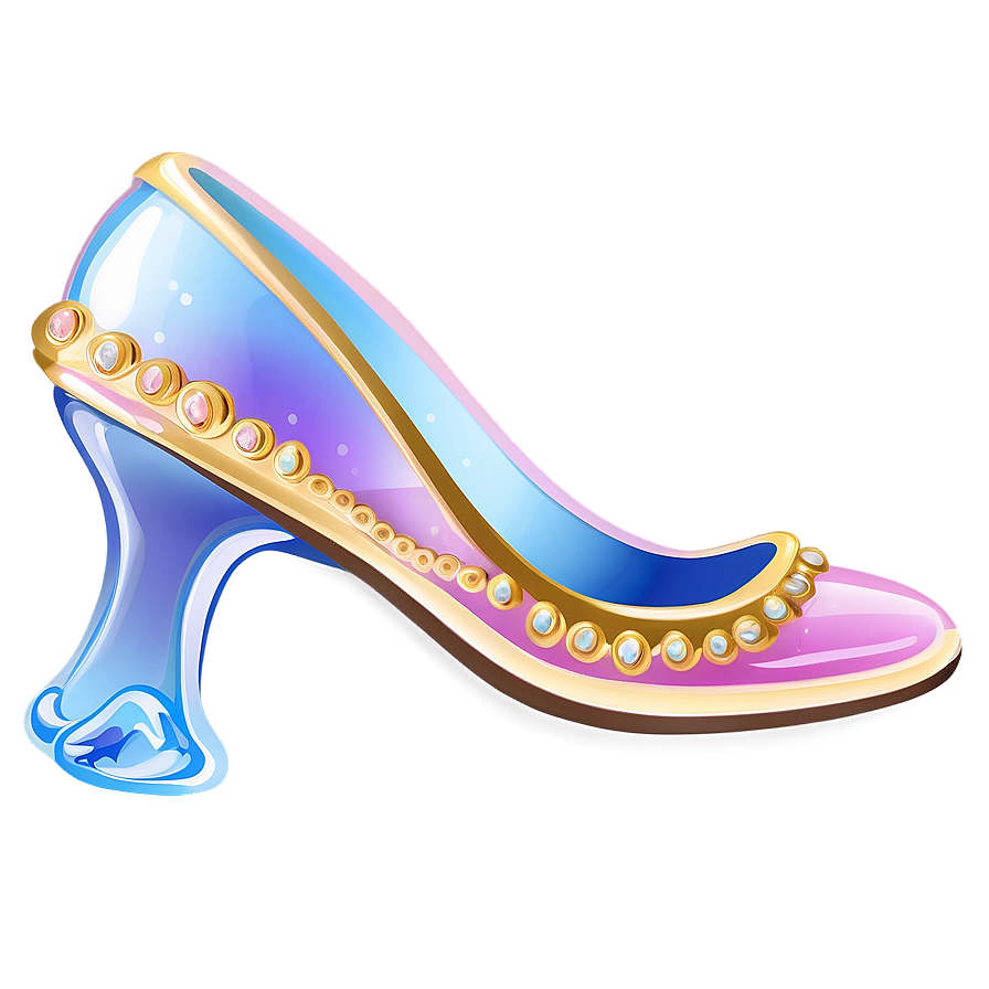 Mystical Glass Slipper Charm Png Buc