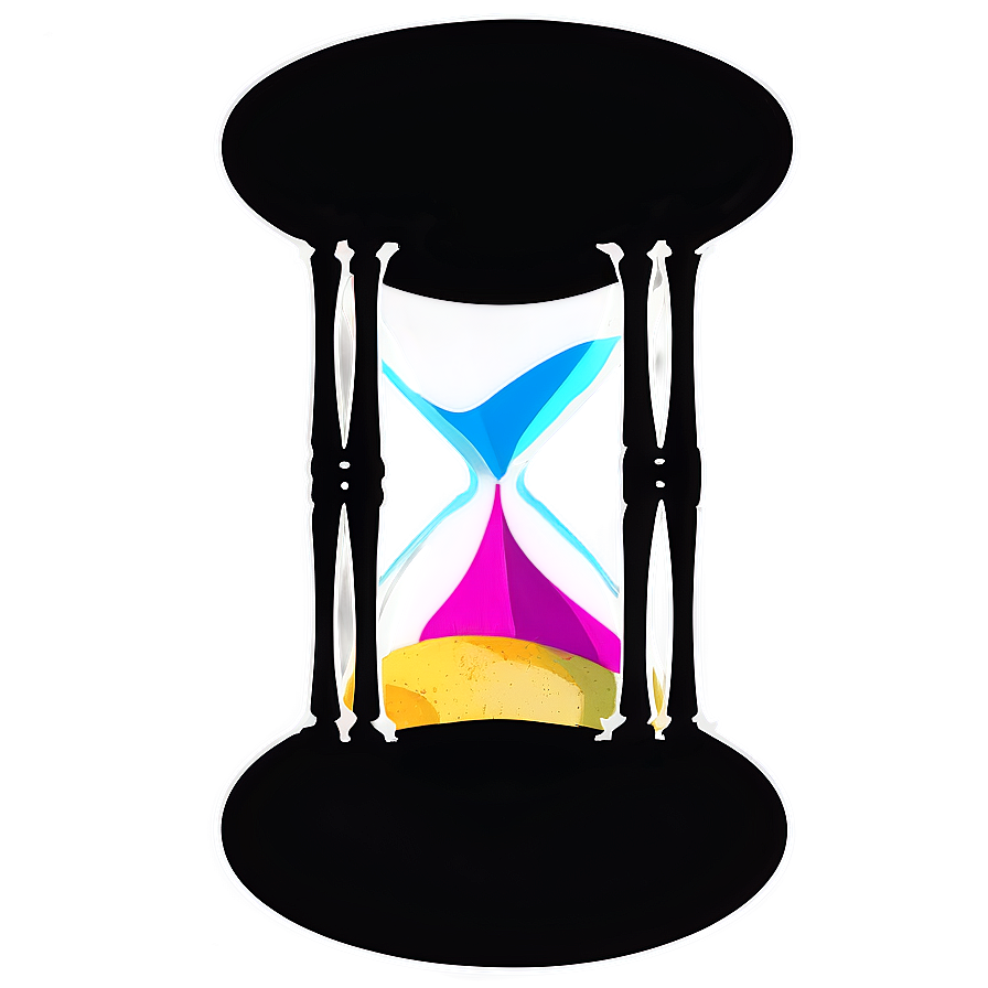 Mystical Hourglass Design Png 56