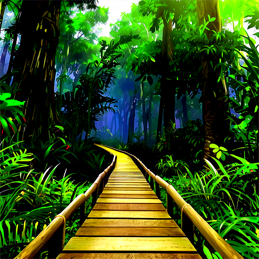 Mystical Jungle Path Png Qwk81