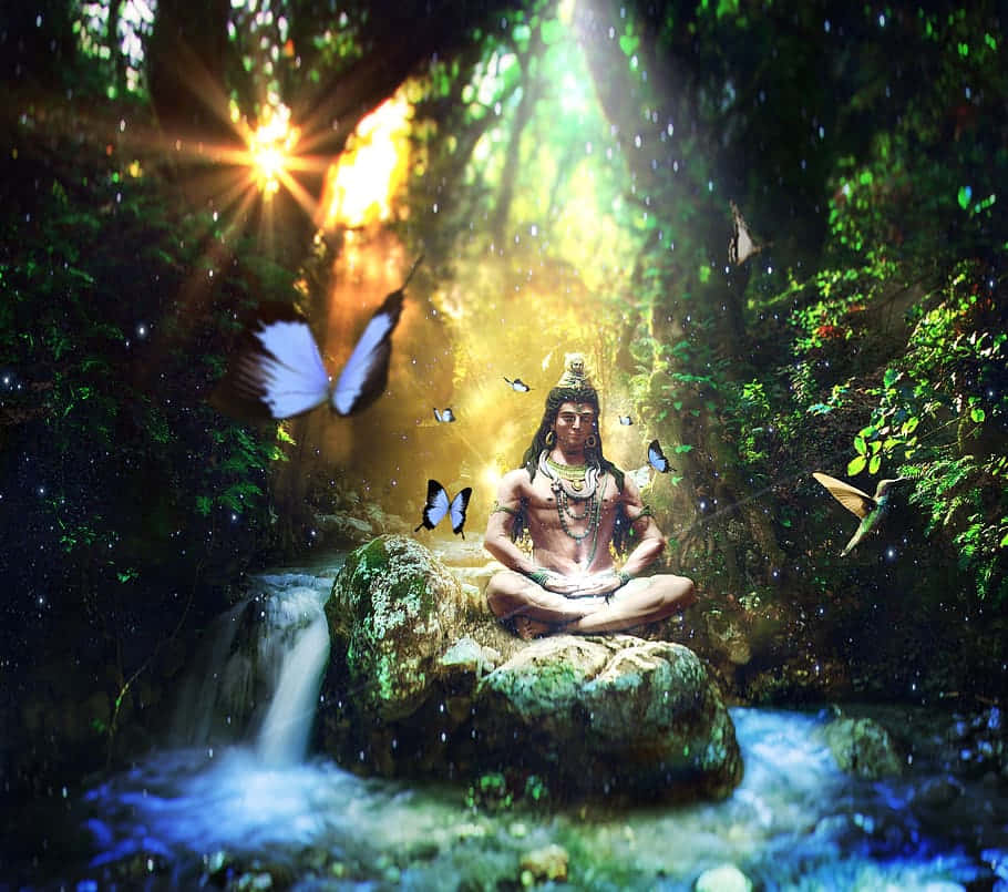 Mystical_ Meditation_ Forest_ Scene