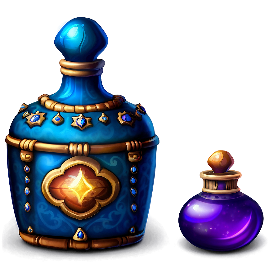 Mystical Potion Bottle Png Fiy