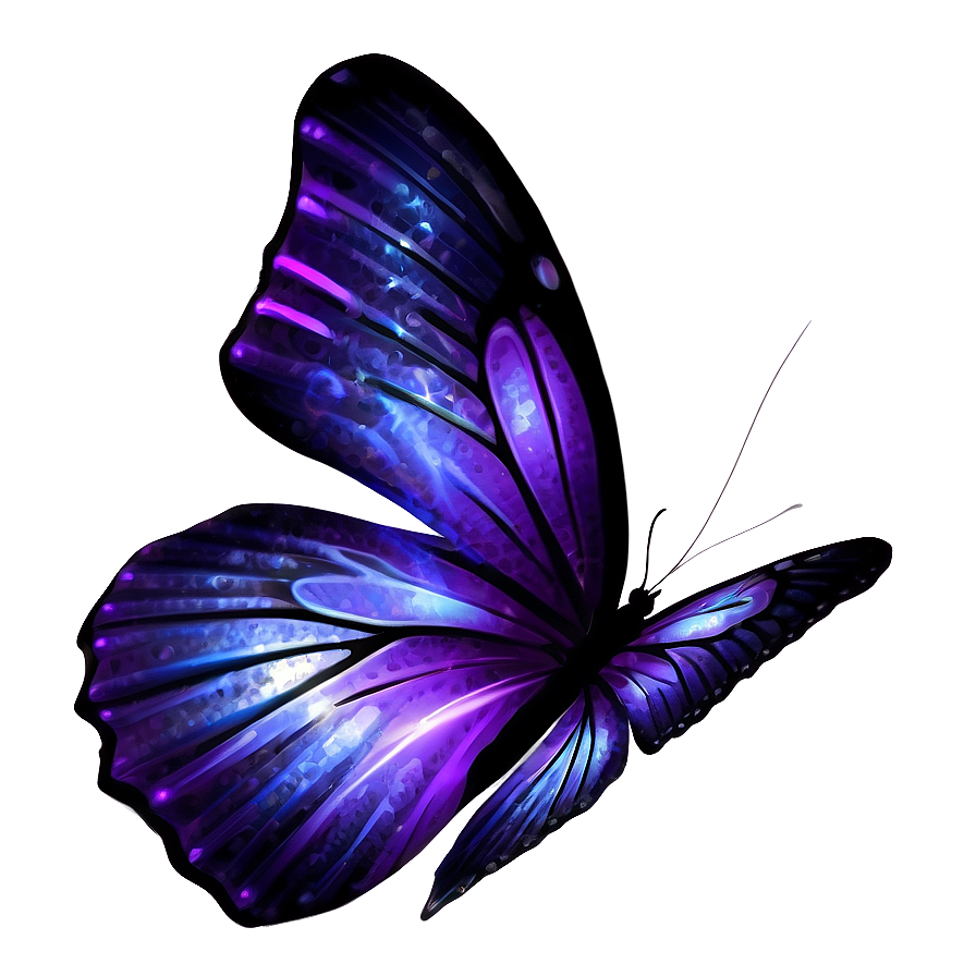 Mystical Purple Butterfly Png 05232024