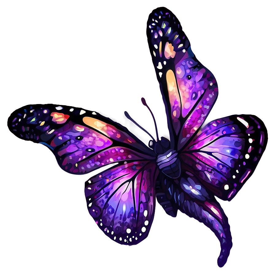 Mystical Purple Butterfly Png 95