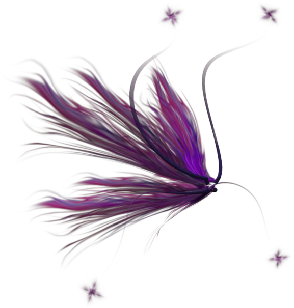 Mystical Purple Fairy Wings