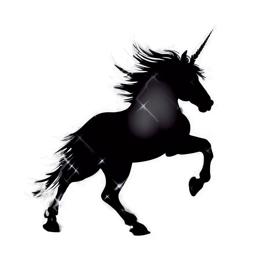 Mystical Unicorn Silhouette Png 05212024