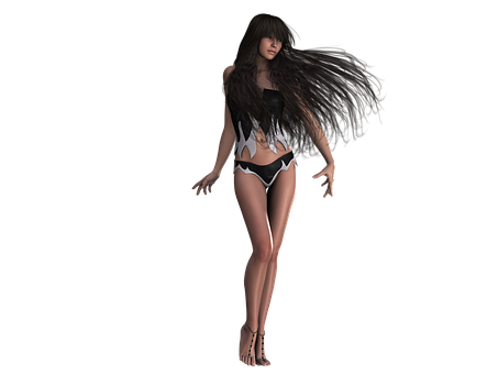 Mystical_ Winged_ Woman_ Render