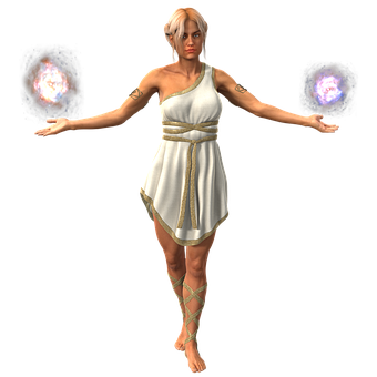 Mystical_ Woman_ With_ Orbs