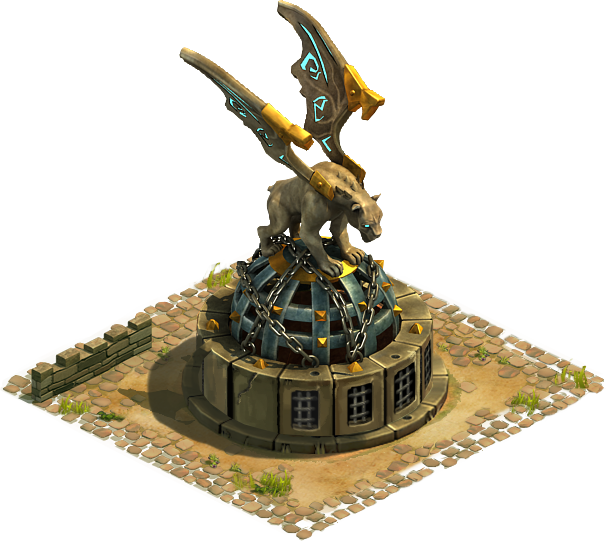 Mythical Creature Statueon Prison