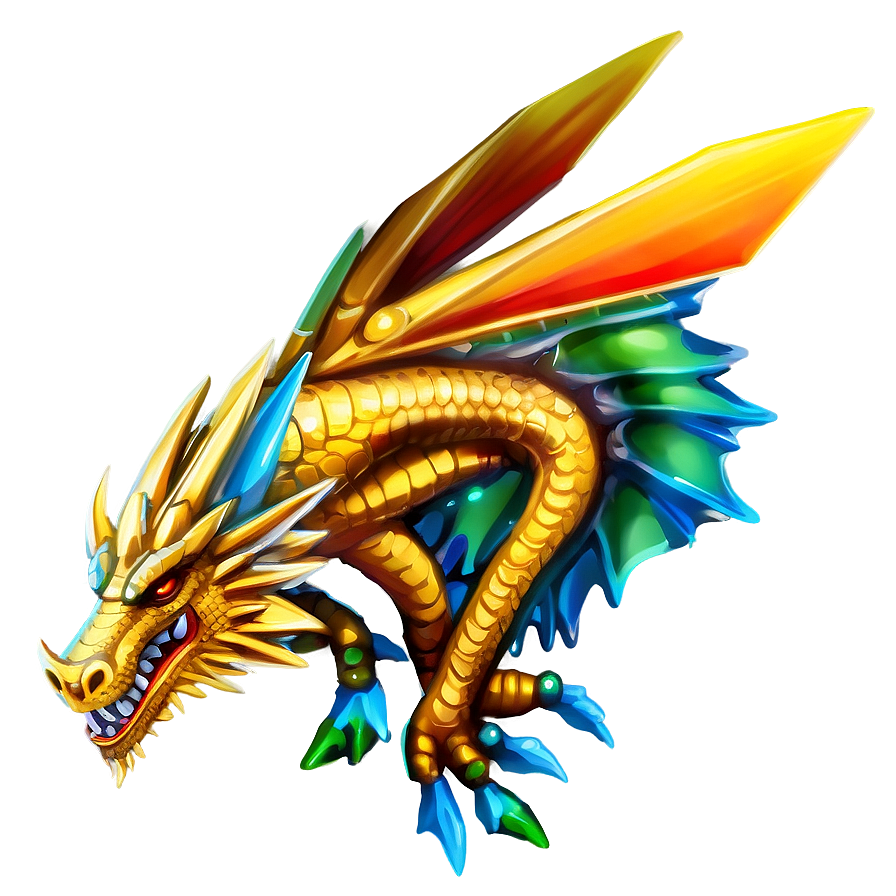 Mythical Dragon Wings Art Png 06122024