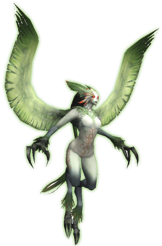 Mythical Garuda Creature Illustration
