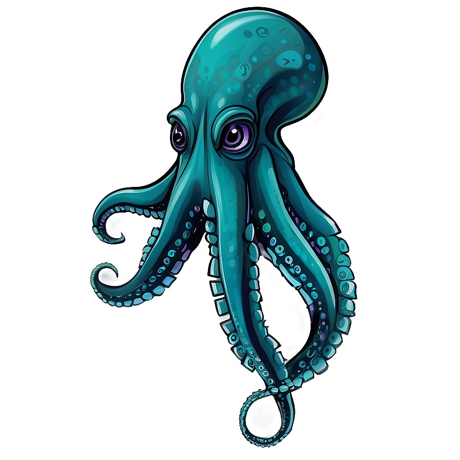 Mythical Kraken Squid Png 05242024