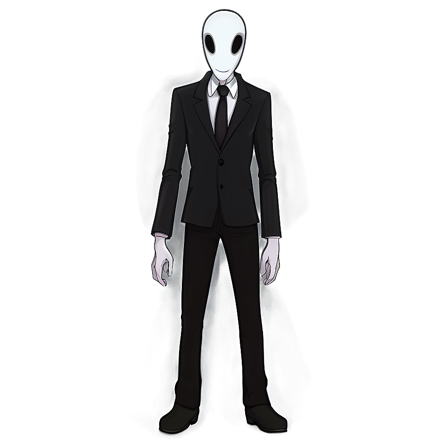 Mythical Slender Man Drawing Png 05252024