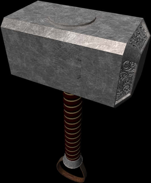 Mythical Themed Hammer3 D Model