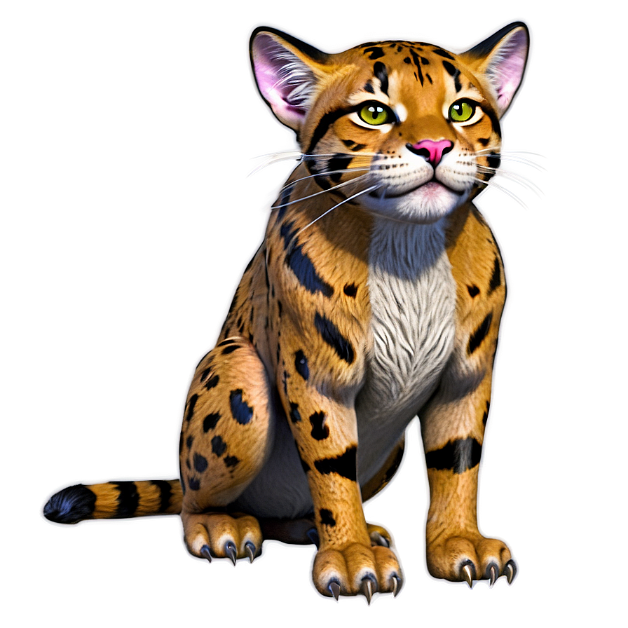 Mythical Wildcat Creature Png Vri