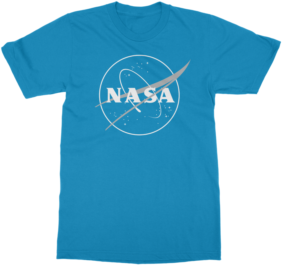 N A S A Logo Blue T Shirt