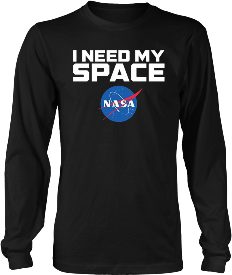 N A S A Space Themed Long Sleeve Shirt