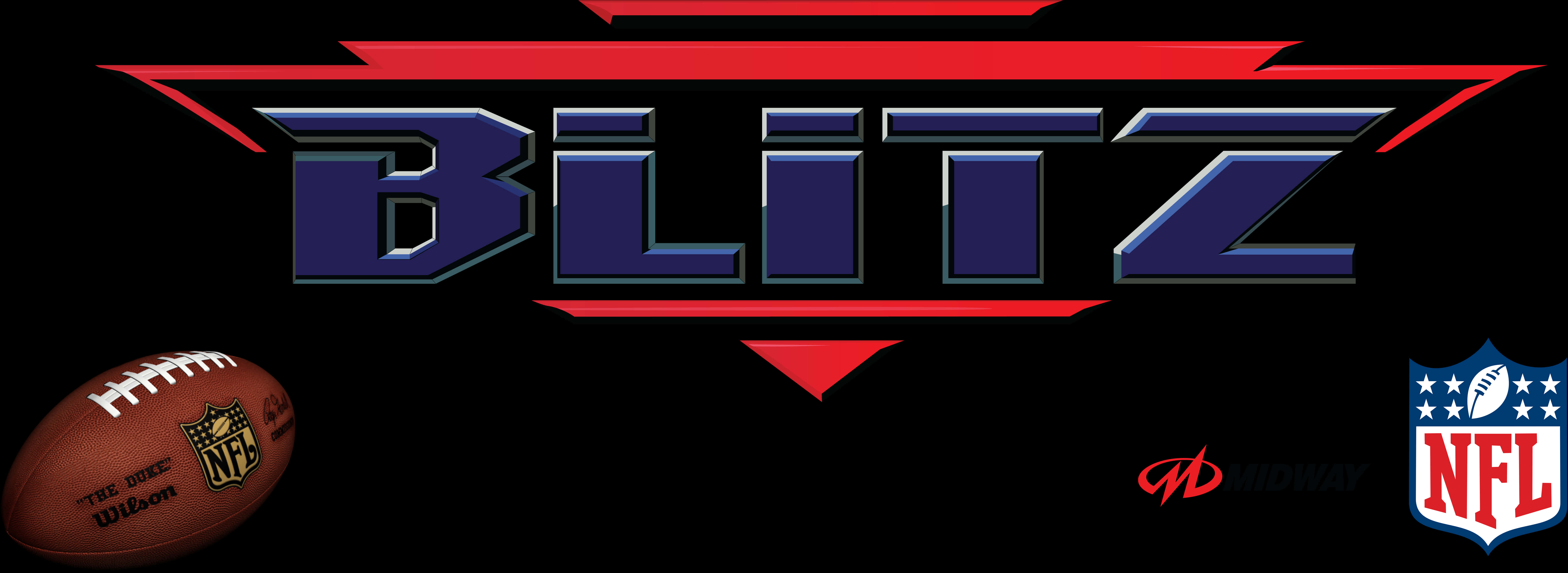 N F L Blitz Logowith Footballand N F L Shield