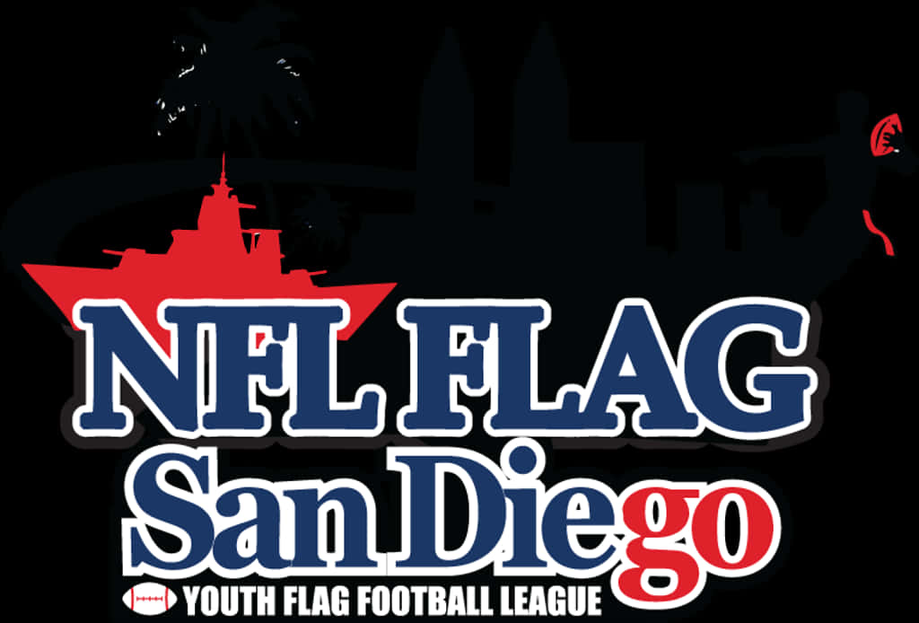 N F L Flag San Diego Youth Football League Logo