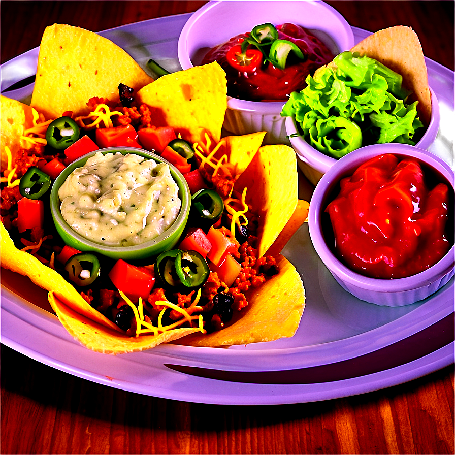 Nachos Supreme Platter Png 86