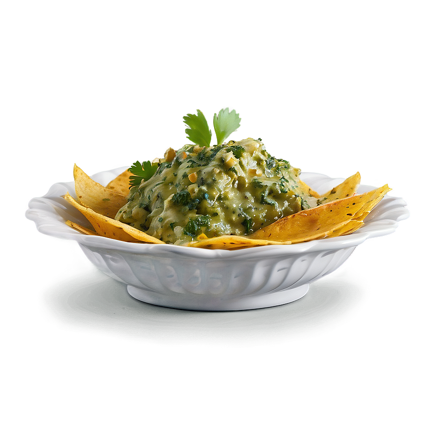 Nachos With Chimichurri Sauce Png Rij31