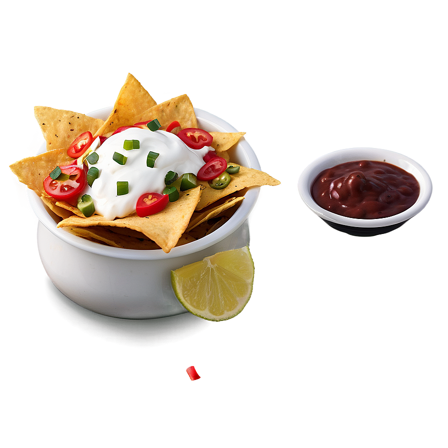 Nachos With Sour Cream Png 06122024