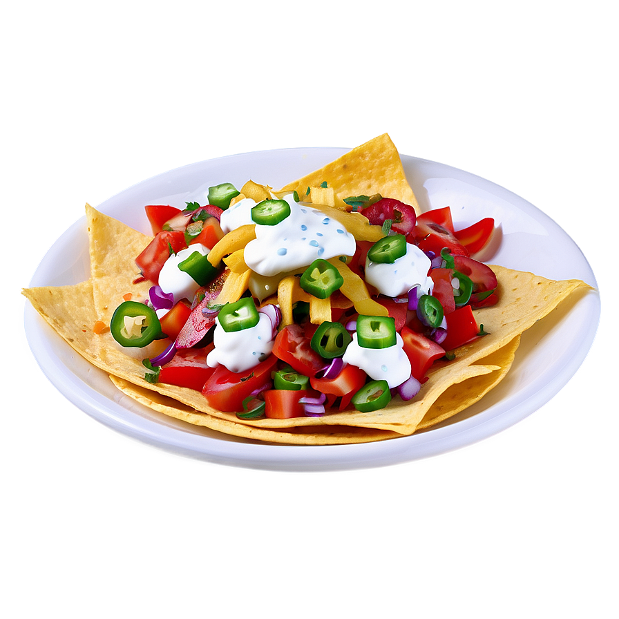 Nachos With Tzatziki Sauce Png 46