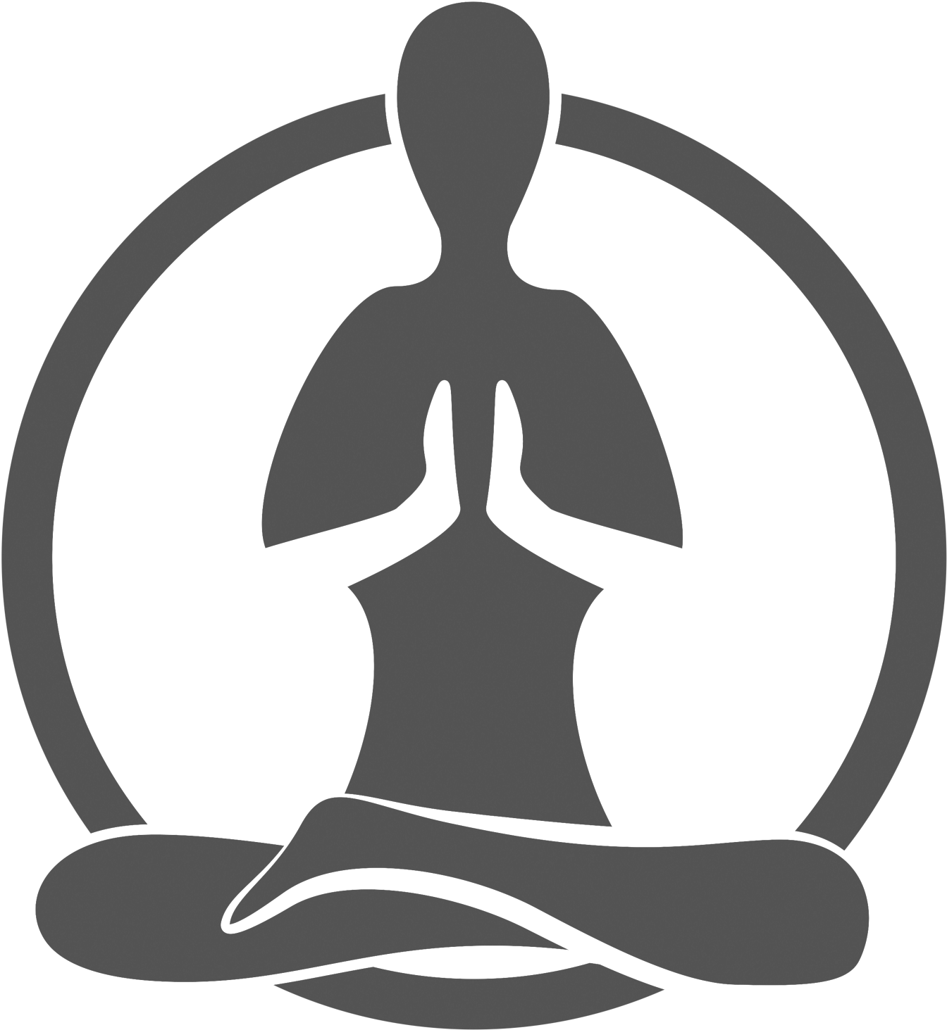 Namaste Yoga Pose Silhouette