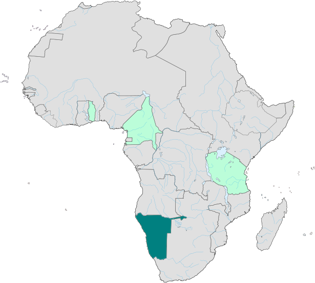 Namibia_ Highlighted_ Map_ Africa