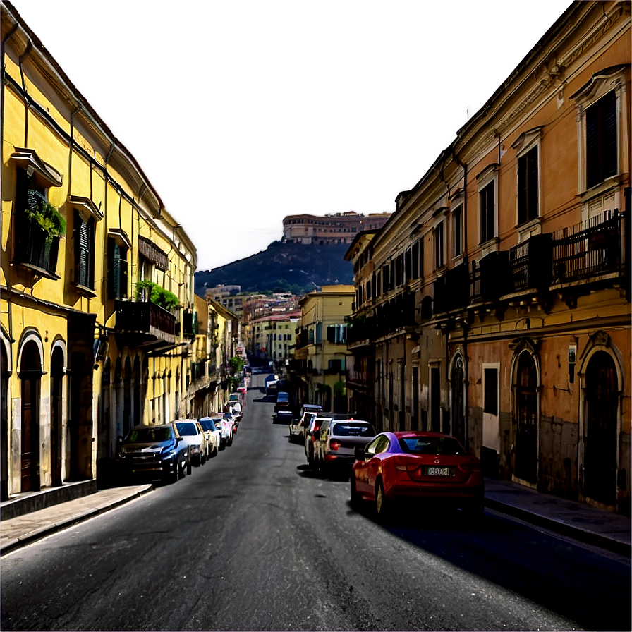 Naples Italy Street Png 05212024