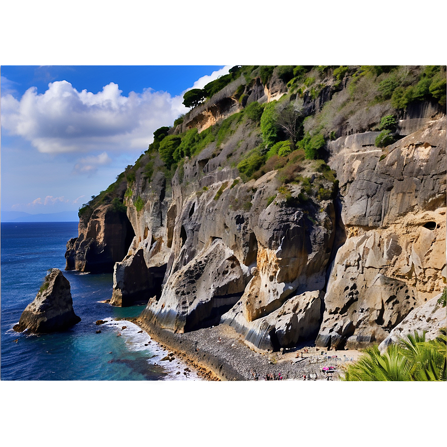 Napoli Coastal Cliffs Png Ken