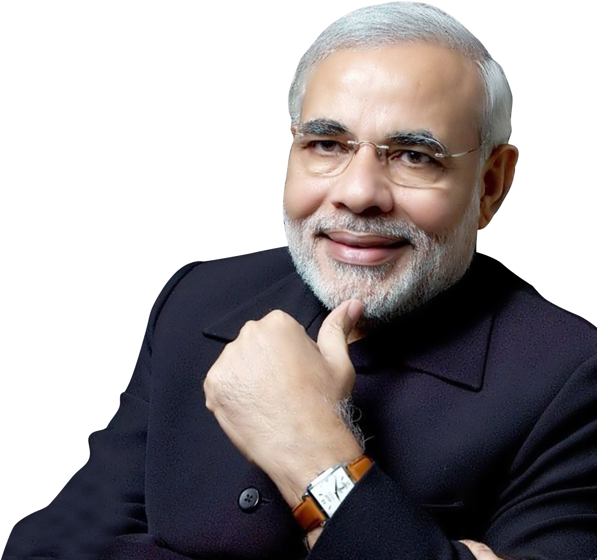 Narendra Modi Contemplative Pose