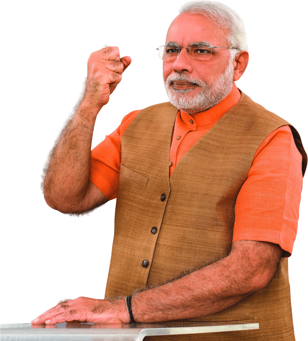 Narendra Modi Fist Pose