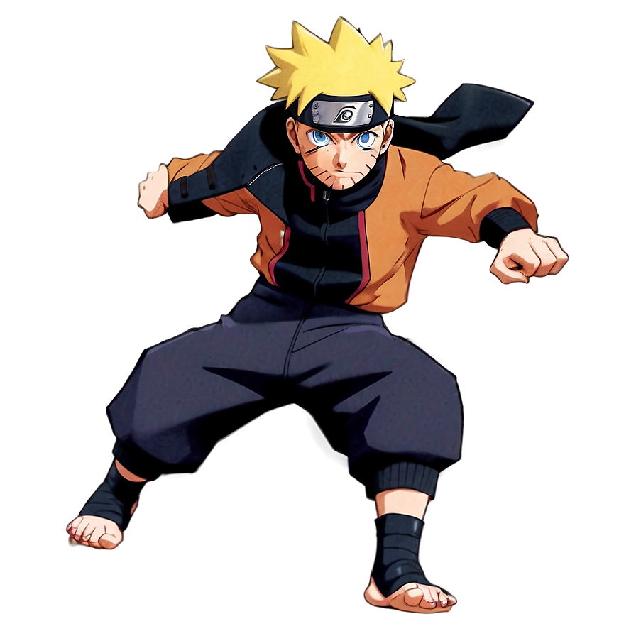 Naruto Determined Run Png Kfm34