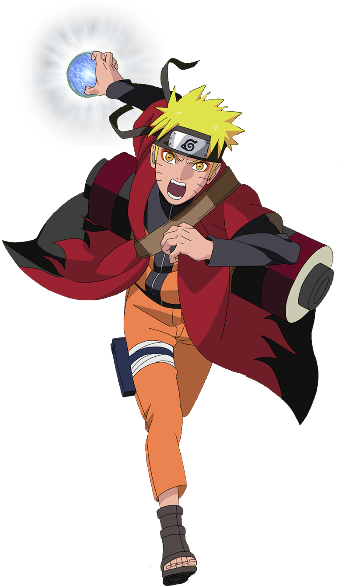 Naruto Performing Rasengan