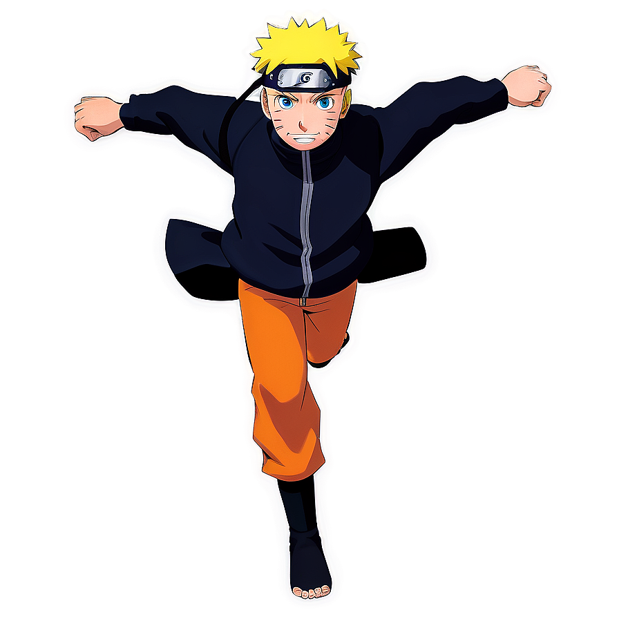 Naruto Powerful Run Leap Png Ymd