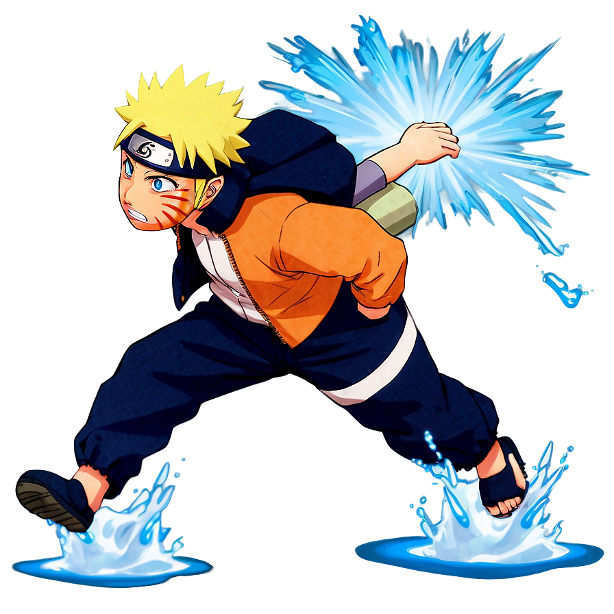 Naruto Running On Water Png 06292024