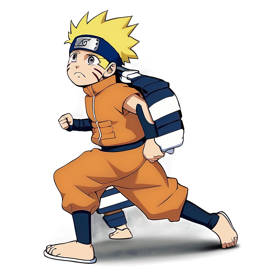 Naruto Running Side View Png 06292024