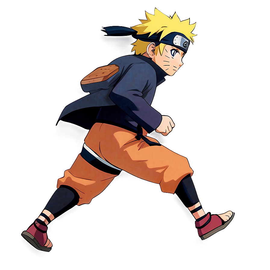 Naruto Running Side View Png Rtk