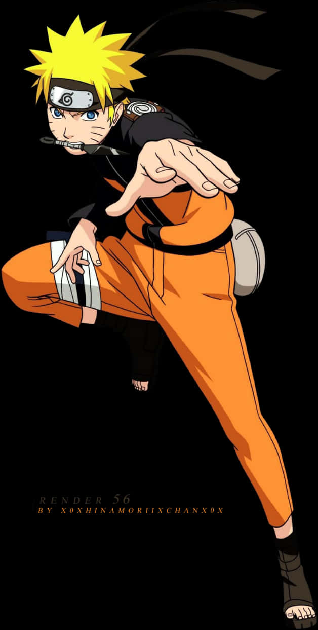 Naruto Uzumaki Action Pose