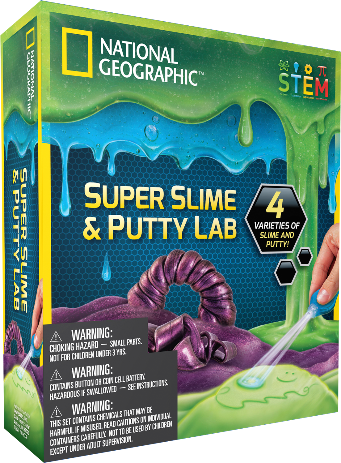 National Geographic Super Slime Putty Lab Box
