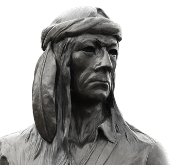 Native American Chief Sculpture