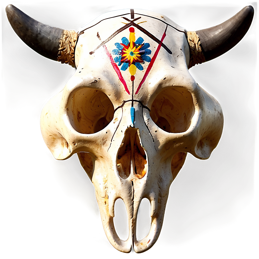 Native American Cow Skull Png Xks